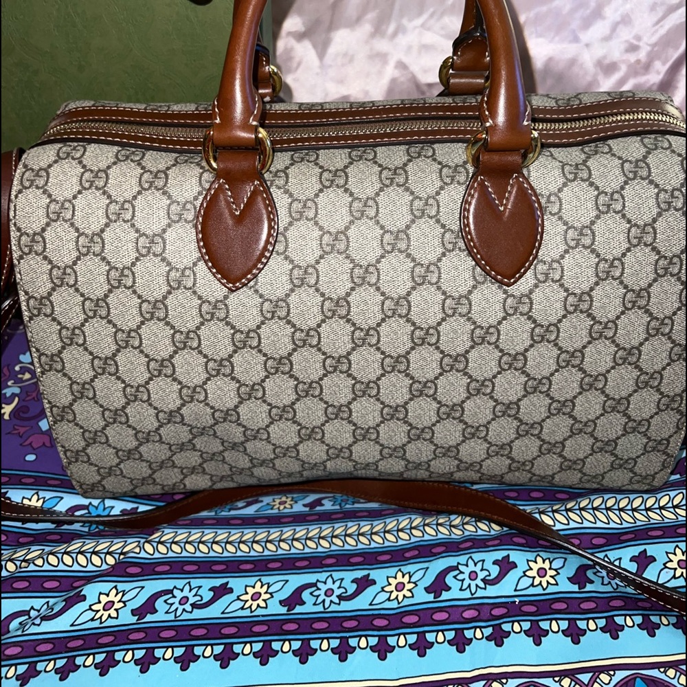Gucci Medium GG Supreme Top Handle Bag🤎❤️‍🔥 - Picture 3 of 9